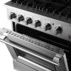imageFORNO  30quot Dual Fuel Range 4 Burners
