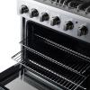 imageFORNO  30quot Dual Fuel Range 4 Burners