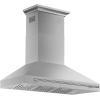imageFORNO Aria 48quot 1200 CFM Convertible Wall Mount Range Hood  Stainless Steel Dual Blower System 4Speed Push Button Controls LED Lighting Auto ShutOff Timer Baffle Filters  FRHWM509548