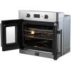 imageFORNO Asti 30Inch Electric French Door Stainless Steel Wall Oven  2470V 3500W 368 Cu Ft Electric with LED Display Screen and Safety Lock  Wall Oven with Telescopic Racks with Air Fry ampamp Drip Tray