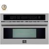 imageFORNO Oliena Espresso Black 30 Inch 1750 Watt Compact Oven ampamp 1000 Watt Microwave 16 cu ftStainless steel