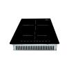 imageFORNO Parco 12Inch Induction Cooktop 2 Zones 3600W Touch Control 9 Power Levels ampamp Booster Function