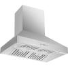 imageForno Orvieto 36quot Inch Wall Mount Range Hood with 1200 CFM Double Motor and 4 Speed Touch Control  Stainless Steel Ceiling Mount Kitchen Vent Hood with Baffle Filter and 2 Chimney Extensions