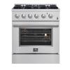 imageFORNO  30quot Dual Fuel Range 4 Burners