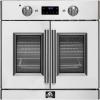 imageFORNO Asti 30Inch Electric French Door Stainless Steel Wall Oven  2470V 3500W 368 Cu Ft Electric with LED Display Screen and Safety Lock  Wall Oven with Telescopic Racks with Air Fry ampamp Drip Tray