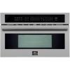 imageFORNO Oliena Espresso Black 30 Inch 1750 Watt Compact Oven ampamp 1000 Watt Microwave 16 cu ftStainless steel