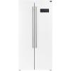 imageForno Salerno 33inch SidebySide Refrigerator  156 CuFt Refrigerator for Kitchen with LED Touch Control Fast Cool Fast Freeze White