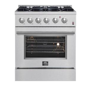 imageFORNO  30quot Dual Fuel Range 4 Burners