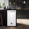 imageFORNO 18 POLO Dishwasher in White with 8 Place Settings  Kitchen Dishwasher with Front Push Control and 3 Module Basket  Energy Efficient Dishwasher with 6 Wash Program  52 dBa