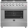 imageFORNO 3Piece Kitchen Package  Galiano 36quot Gas Range 36quot French Door Refrigerator ampamp 24quot BuiltIn Dishwasher FBDL00401CAUS