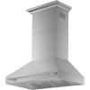 imageFORNO Aria 36quot Wall Mount Range Hood 1200 CFM Convertible Vent  Brushed Stainless Steel  4Speed Push Button Controls LED Lighting  DishwasherSafe Baffle Filters Quiet Operation  FRHWM509536