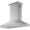 imageFORNO Aria 60quot Wall Mount Range Hood 1200 CFM Convertible Ventilation  Stainless Steel  Push Button Controls LED Lighting DishwasherSafe Filters Quiet Operation Energy Efficient  FRHWM509560