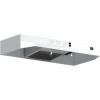 imageFORNO Cappa 30quot Under Cabinet Range Hood 200 CFM Airflow  Convertible Venting White Steel Finish  LED Lighting Push Button Controls Quiet 3Speed Fan Aluminum Mesh Filters  FRHUC520030WHT