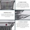 imageFORNO Savona 30quot Inch Wall Mount Range Hood Back Splash with Top Exhaust Vent  Stainless Steel Kitchen Vent Hood with 600 CFM Single Motors 4 Speeds Touch Control 2 Hybrid Filters and LED Lights