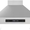 imageFORNO Venezia 30quot Wall Mount Range Hood 370 CFM Ducted Ventilation  Stainless Steel  LED Lights  Touch Controls  DishwasherSafe Filters  Quiet ampamp Efficient  Easy Installation  FRHWM550330