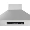 imageFORNO Venezia 36quot Wall Mount Range Hood 370 CFM Ducted Ventilation  Stainless Steel  LED Lighting Touch Controls 3Speed Fan DishwasherSafe Filters Quiet EnergyEfficient Motor  FRHWM550336