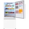 imageForno 31quot Milano Espresso White Fridge with Bottom Freezer  172 cu ft Counter Depth Refrigerator with Touch Control ampamp LED  Swing Door Fridge with Adjustable Door Bins and Crisper Drawer