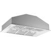 imageForno Altilia 48quot Inch BuiltinInsert Range Hood with 1200 CFM Double Motor and 4 Speed Touch Control  Stainless Steel Kitchen Vent Hood with Baffle Style Filters and 2 Halogen Lights