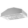 imageForno Altilia 48quot Inch BuiltinInsert Range Hood with 1200 CFM Double Motor and 4 Speed Touch Control  Stainless Steel Kitchen Vent Hood with Baffle Style Filters and 2 Halogen Lights