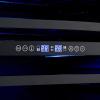 imageForno Bacchino 24 Inch Wine Cooler 51 Bottle Capacity Beverage Refrigerator with Triple Glass Door and LED Lighting BuiltIn or Freestanding  Stainless Steel