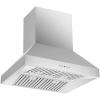 imageForno Coppito 36quot Inch Island Range Hood with 1200 CFM Double Motor and 4 Speed Touch Control  Stainless Steel Ceiling Mount Kitchen Stove Vent with Baffle Filter and 2 Chimney Extensions