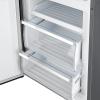 imageForno Guardia 234quot Frost Free Refrigerator with Touch Control ampamp LED  108 cuft Bottom Freezer Refrigerator  Left Swing Door Fridge with Adjustable Glass Shelves Freezer and Crisper Drawers