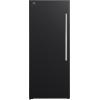 imageForno Maderno 28quot Convertible Upright FreezerRefrigerator 136 cuft Energy Efficient Storage with Antique Brass ans Stainless Steel Handles Left Swing Door  Black