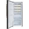 imageForno Maderno 28quot Convertible Upright FreezerRefrigerator 136 cuft Energy Efficient Storage with Antique Brass ans Stainless Steel Handles Left Swing Door  Black