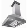 imageForno Orvieto 30quot Inch Wall Mount Range Hood with 600 CFM Motor and 4 Speed Touch Control  Stainless Steel Ceiling Mount Kitchen Vent Hood with Baffle Filters and 2 Chimney Extensions