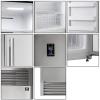 imageForno Rizzuto 60quot Inch W Dual Combo Either Refrigerator and or Freezer Combo 276 Cubic Ft Frost Free Built in or Freestanding and Interchangeable Design with Trim Kit