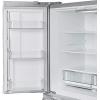 imageForno Salerno 36quot SidebySide Refrigerator and Freezer with 20 Cubic Ft Stainless Steel French Door BuiltIn Ice Maker Fridge
