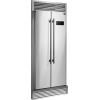 imageForno Salerno 37inch French Door Refrigerator  156 CuFt Stainless Steel with LED Touch Control wTrim Fast Cool Fast Freeze ampamp SpillProof Shelves