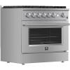 imageMarco 36quot Gas Range 536 cuft Convection Oven