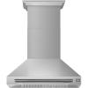 imageFORNO Aria 36quot Wall Mount Range Hood 1200 CFM Convertible Vent  Brushed Stainless Steel  4Speed Push Button Controls LED Lighting  DishwasherSafe Baffle Filters Quiet Operation  FRHWM509536