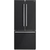 imageFORNO Espresso Gallipoli 30 inch French Door Black Refrigerator 175 cu ft with Ice Maker
