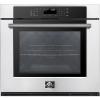 imageFORNO Villarosa Electric 30quot Inch BuiltIn Single Wall Oven Glass Touch Controls Auto Cooking and Steam Cleaning  500 Cubic ft Stainless Steel Convection Wall Oven with AirFry Function