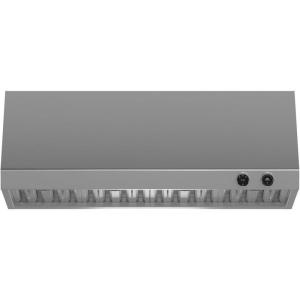 imageFORNO Biagio 48 Wall Mount Range Hood 1200 CFM Dual Motor Ventilation  Stainless Steel Baffle Filters  LED Lighting  3Speed Knob Controls  Durable Stainless Steel Finish  FRHWM500948