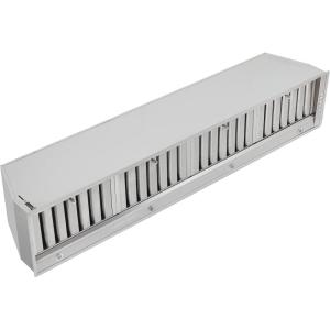 imageFORNO Frassanito 60quot Recessed Range Hood  900 CFM Stainless Steel Range Hood with 3 Speed Fan and LED Surface Lights  Energy Efficient Kitchen Range Hood with DishwasherSafe Baffle Filters