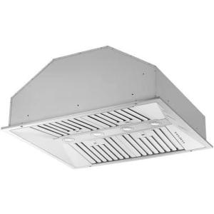 imageForno Altilia 36quot Inch BuiltinInsert Range Hood with 1200 CFM Double Motor and 4 Speed Touch Control  Stainless Steel Kitchen Vent Hood with Baffle Style Filters and 2 Halogen Lights