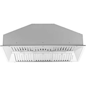 imageForno Altilia 48quot Inch BuiltinInsert Range Hood with 1200 CFM Double Motor and 4 Speed Touch Control  Stainless Steel Kitchen Vent Hood with Baffle Style Filters and 2 Halogen Lights