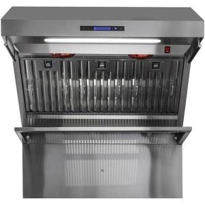 imageForno FRHWM502936 36 inch Savona Stainless 1200 CFM Wall Mount Range Hood