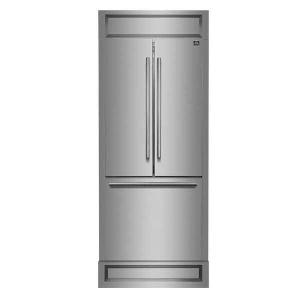 imageForno Gallipoli 30quot French Door Refrigerator 175 cuft Capacity  Modern Decorative Grill 4inch Width Increase