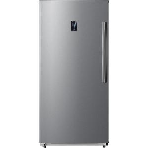 imageForno Rizzuto 28Inch Upright Convertible Freezer  Left Swing 138 cuft Capacity Digital Control Panel Adjustable Shelves ampamp Drawers No Frost Cooling System  Stainless Steel