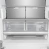 imageForno Rivestito 36Inch CounterDepth Refrigerator 155 cuft Capacity with Automatic Ice Maker Adjustable Shelves Humidity Controlled Deli Drawer amp PullOut Freezer Drawer  White