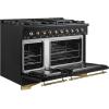 imageFORNO 48 Duel Fuel Range 8 burners in Black color