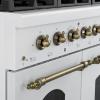 imageFORNO 48 Duel Fuel Range 8 burners in White color