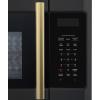 imageFORNO Fornace 30 Over the Range Microwave 15 cuft 300 CFM Vent  Black with Antique Brass or Silver Accents  Convection LED Light Touch Control  FOTR303830BLK