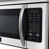 imageFORNO Scalo 30 OvertheRange Microwave in Stainless Steel  16 cuft Capacity 300 CFM Ventilation System Touch Control Panel LED Lighting Multiple Cooking Presets  FOTR30073