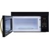 imageFORNO Scalo 30Inch OvertheRange Microwave 16 cuft  White Finish with Antique Brass Accents  300 CFM Ventilation Touch Control Panel LED Interior Lighting  FOTR300730BLK