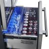 imageForno Campania 32 Wine Cooler Stainless Steel Dual Wine Zones 2 Beverage Drawers 177 cuft
